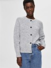 LULU CARDIGAN LIGHT GREY thumbnail