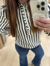FQNOTO BLOUSE BLACK STRIPE thumbnail