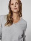 VIRIL V-NECK GENSER LIGHT GREY thumbnail