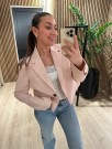 SLCORINNE CROPPED BLAZER PEACH thumbnail