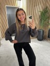 BLISS BLOUSE GREY  thumbnail