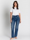 HANA JEANS 32 LENGDE MEDIUM BLUE thumbnail