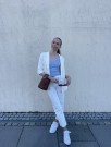 HANA ANKEL JEANS HVIT thumbnail