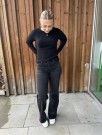 NICOLINE PANT BLACK WASHED  thumbnail