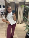 ANNIKA CORD DEEP CHERRY 32 LENGDE  thumbnail