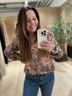 AINA BLOUSE BROWN thumbnail