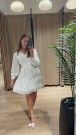 AIDA DRESS OFFWHITE thumbnail