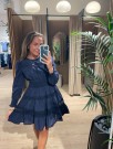 ELOISE DRESS NAVY thumbnail