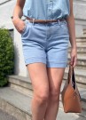 MARGARETH SHORTS LIGHT BLUE thumbnail
