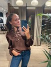 VANDA BLOUSE BROWN thumbnail