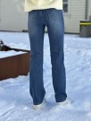 HANA JEANS 32 LENGDE MEDIUM BLUE thumbnail
