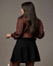 VANDA BLOUSE BROWN thumbnail