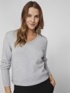 VIRIL V-NECK GENSER LIGHT GREY thumbnail