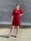 COSSIA DRESS RED thumbnail