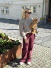 ANNIKA CORD DEEP CHERRY 32 LENGDE  thumbnail