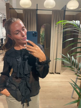 FQDITTE BLUSE SORT