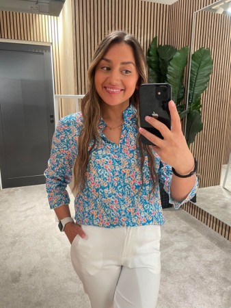 MARION BLOUSE BLÅ