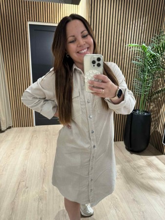 FQCORDY DRESS MOONBEAM