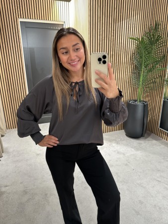 BLISS BLOUSE GREY 