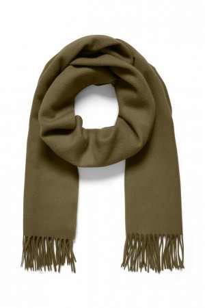 ROWDIE SCARF DARK OLIVE