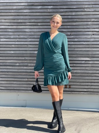 ALYSSA DRESS JADE GREEN