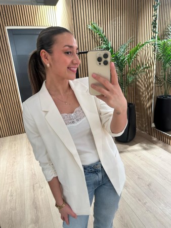 SLSHIRLEY BLAZER OFFWHITE