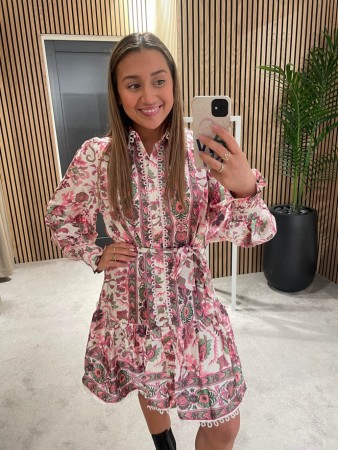 ALIVIA DRESS PINK