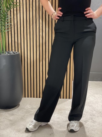 RITA WIDE PANTS SORT 32 LENGDE 