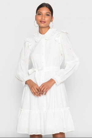 SLFBRODY DRESS WHITE