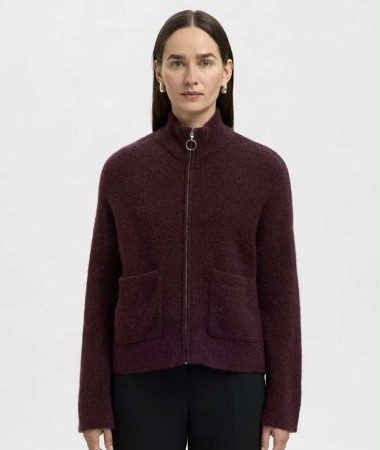 SLFSIA ZIP CARDIGAN