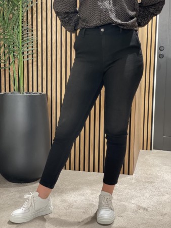 JANE ANKLE PANT BLACK WASHED