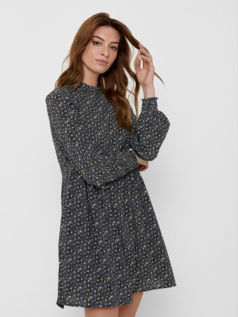 PIPER DRESS BLACK SPECTRA