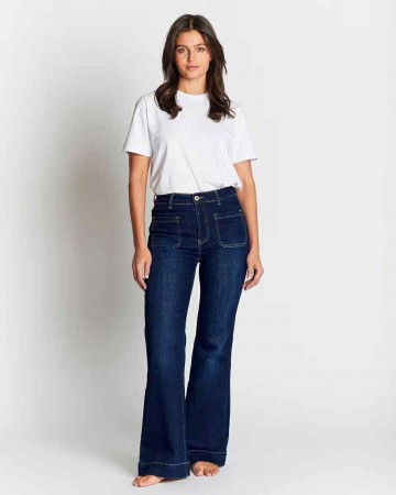 ANNIKA JEANS DK BLUE 32 LENGDE 