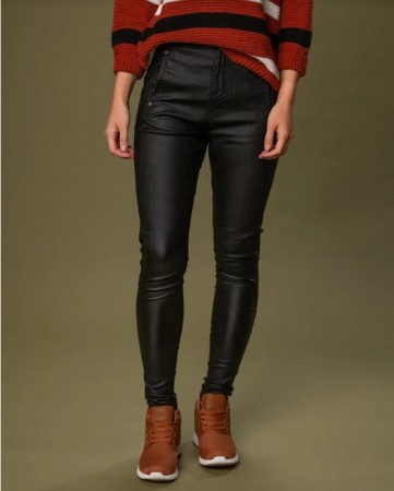 EMMA COATED PANTS SORT