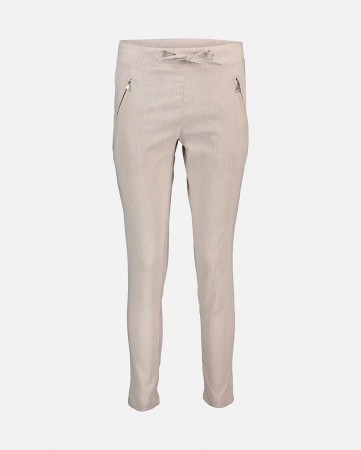 MARINA ZIP PANT BEIGE