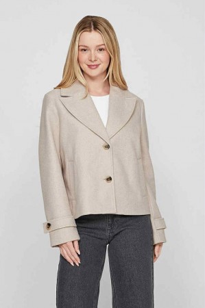 VISOLO JACKET NATURAL MELANGE