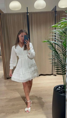 AIDA DRESS OFFWHITE