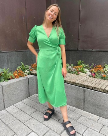 VINARIA DRESS GREEN 