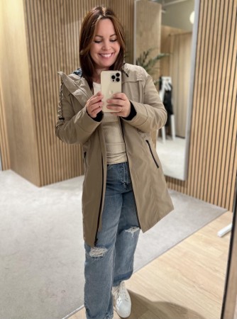 RAIN JACKET TAUPE 