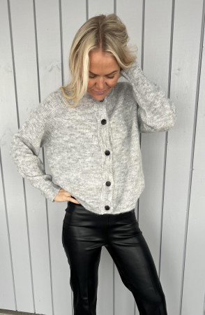 LULU CARDIGAN LIGHT GREY
