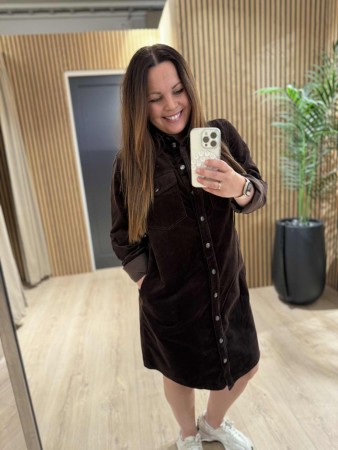 FQCORDY DRESS BROWN