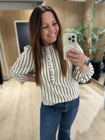 FQNOTO BLOUSE TAUPE