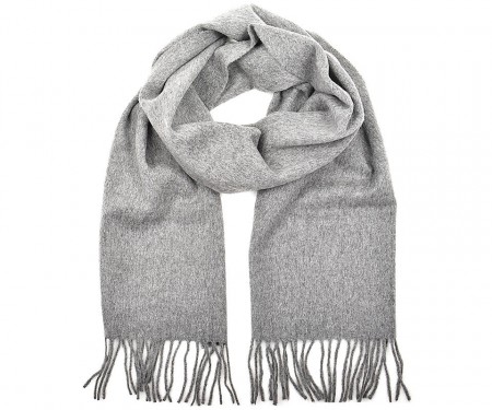 WOOL SCARF GREY