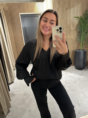 SILIN BLOUSE BLACK
