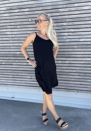 JOELLA STRAP DRESS BLACK