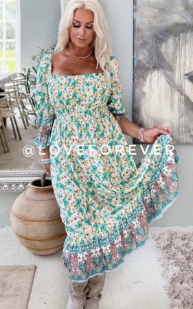 NADJA DRESS TURKIS