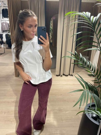 ANNIKA CORD DEEP CHERRY 32 LENGDE 
