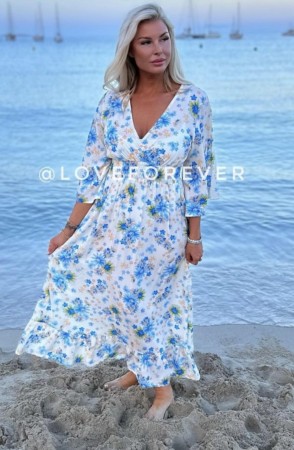 NAOMI DRESS BLUE