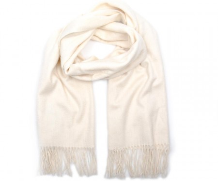 WOOL SCARF OFFWHITE