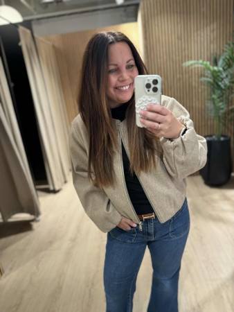 FQYANNA JACKET SILVER MINK